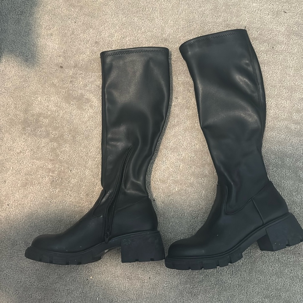 Steve Madden Bailey knee high black boots
